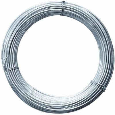 GoodGrow 20m Roll Thick Galvanised  Fencing Wire 3mm