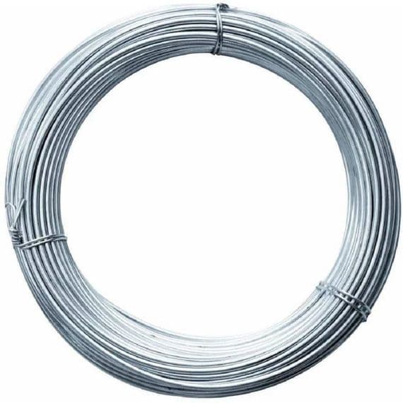 GoodGrow 20m Roll Thick Galvanised  Fencing Wire 3mm