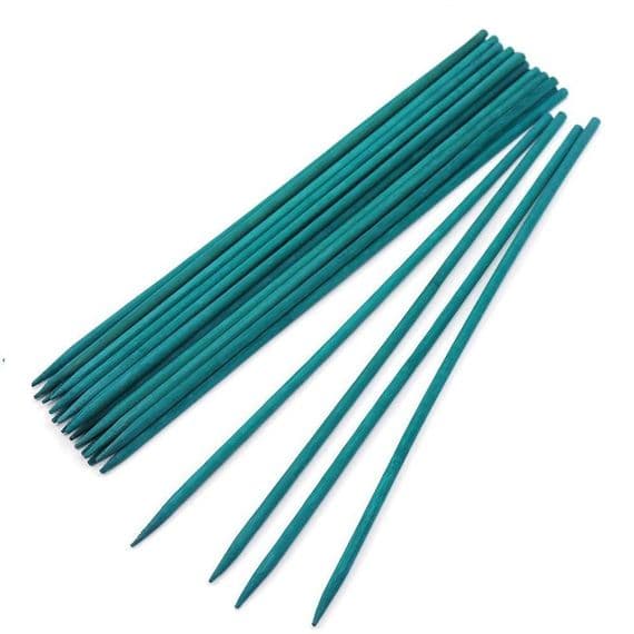 GoodGrow 25 Pack 45cm Green Split Bamboo Support Sticks
