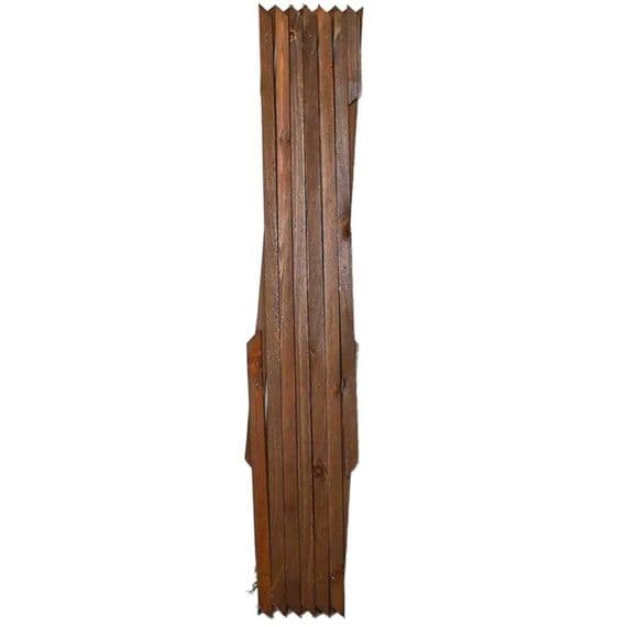 GoodGrow 6 x 2 Brown Expanding Wooden Garden Trellis