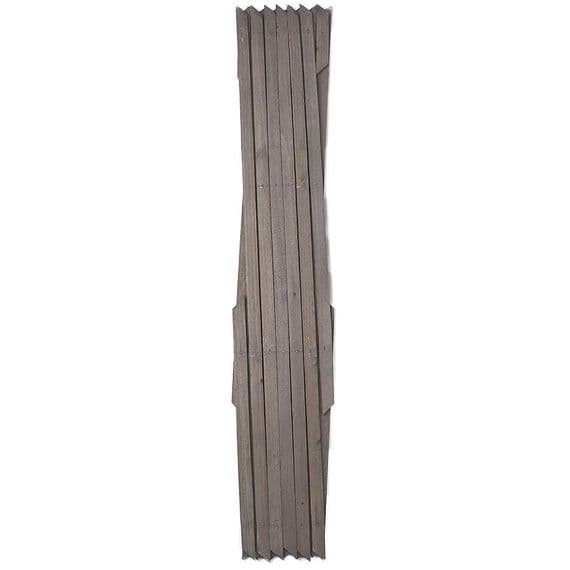 GoodGrow 6 x 2 Grey Expanding Wooden Garden Trellis
