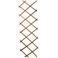 GoodGrow  6 x 2 Tan Brown Wooden Garden Trellis