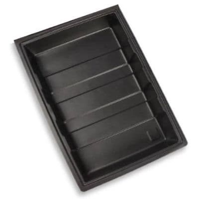GoodValue Large 35cm Black Plastic Seed Tray