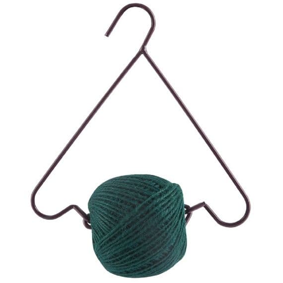 Green Jute Garden Twine on Storage Hanger 100m