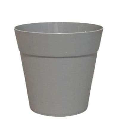 Grey 10cm Plastic Plant Pot