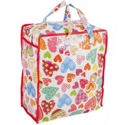 Hearts Single Pile Clothes & Jumper Storage Bag