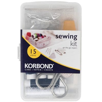 Korbond 15 Piece Sewing Set in Storage Box