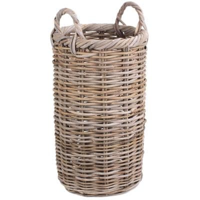 Kubu Round Thick Wicker Umbrella Basket
