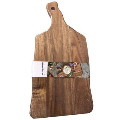 Large 40cm Irregular Acacia Serving Board with Handle