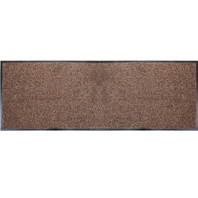Large Brown Dirt & Moisture Trapping Barrier Runner Mat