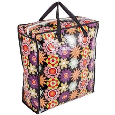 Large Retro Flower Sewing & Knitting Storage Bag
