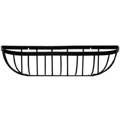 Long 61cm Black Wrought Iron Metal Wall Trough Planter
