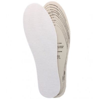 Machine Washable Odour Eating Cotton Towelling Insoles