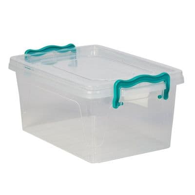 Medium A6  3L 26cm Clear Plastic Art & Craft Pencil Marker Pen Storage Case