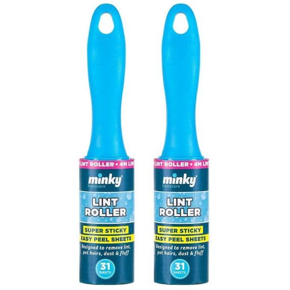 Minky 2 Pack Extra Sticky Pet Hair Remover Roller