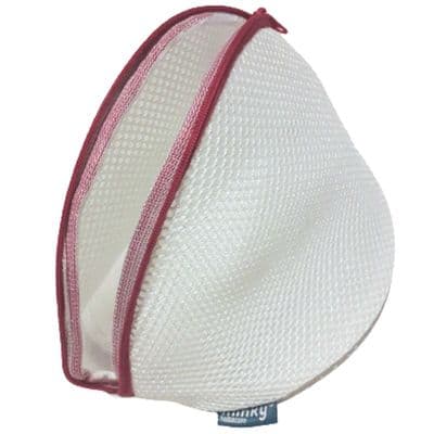 Minky Pink Round Padded Net Bra Washing Bag