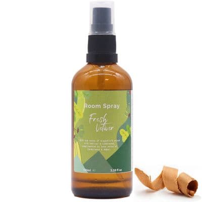 Natural Vetiver & Cedarwood Moth Deterrent Room Spray 100ml