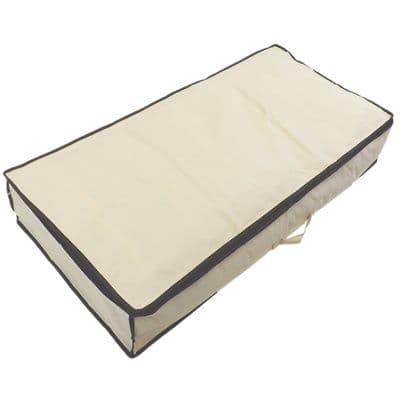 Oxford Large Thick Cream Underbed Clothes Storage Bag