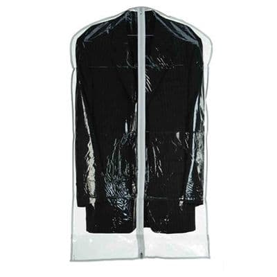 PackMore Thick Clear 100cm Moth Proof Suit Garment Cover