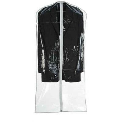 PackMore Thick Clear 135cm Moth Proof Suit & Dress Cover