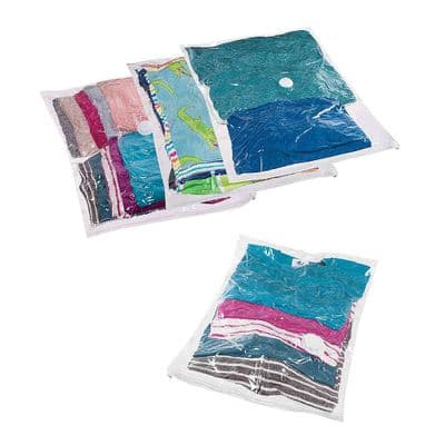PackSmart Medium Vacuum Clothes Storage Bags (4 Pack) Save £6