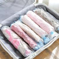 PackSmart Mixed Roll Up Travel Compression Packing Storage Bags (12 Pack)
