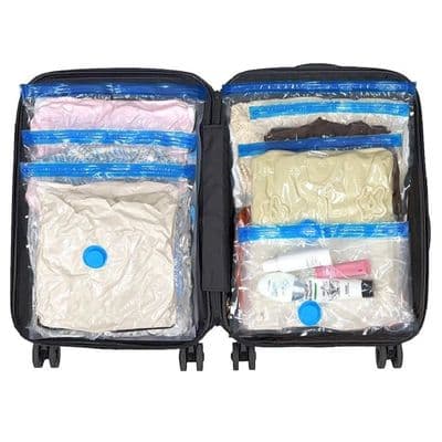 PackSmart Travel Vacuum Suction Clothes Packing Storage Bags (10 Pack)