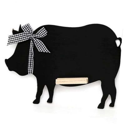 Pig Blackboard / Chalkboard 38cm
