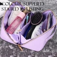 Pink Compact Open Flat Vanity Case