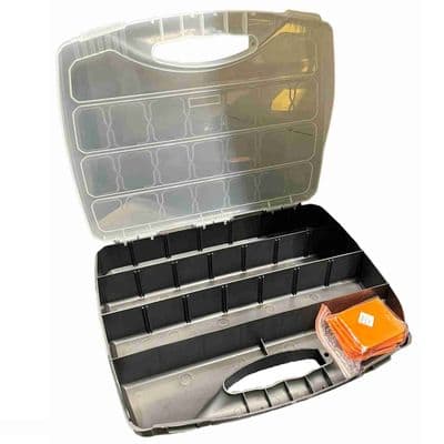 Plastic 23 Compartment Adjustable Divided Organiser