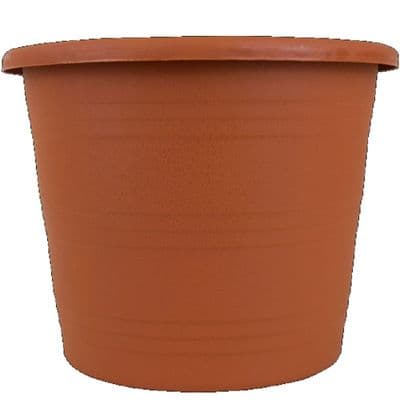 Plastic Terracotta 24cm Plastic Garden Planter Pot