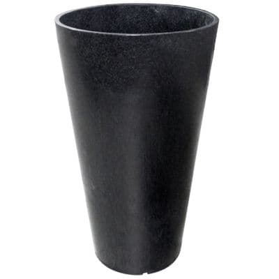 Round Dark Slate Grey Planter 50cm