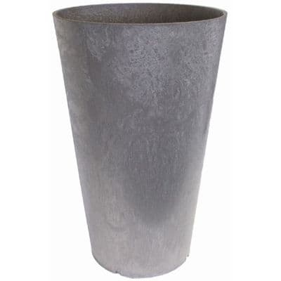Round Grey Slate Effect Planter 50cm