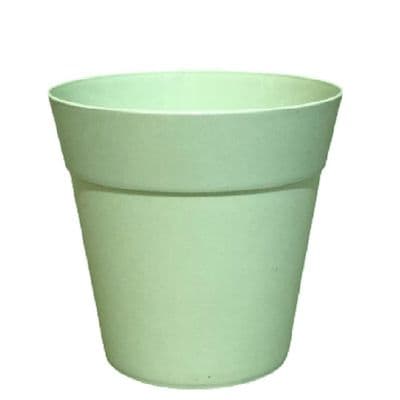 Sage Green 10cm Plastic Plant Pot