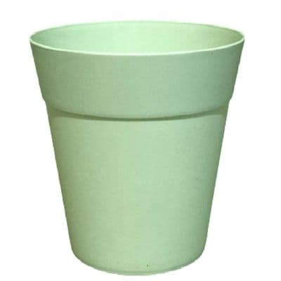 Sage Green 13cm Plastic Plant Pot