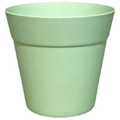 Sage Green 15cm Plastic Plant Pot
