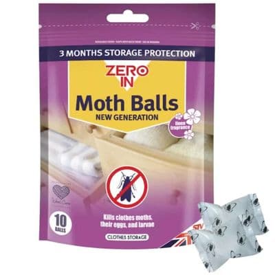 Scented Moth Balls 10 Pack by Zero In