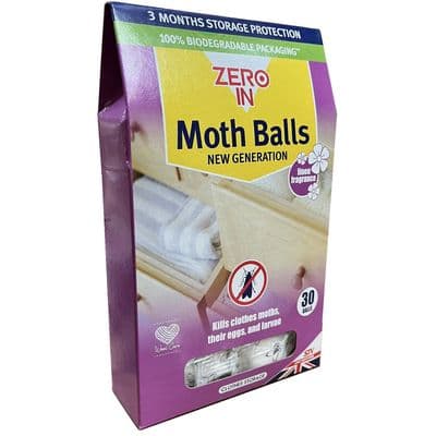 Scented Moth Balls 30 Pack by Zero In