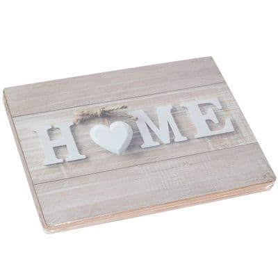 Set of 4 Love Home Placemats
