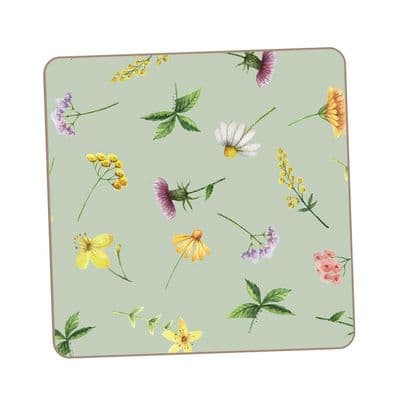 Set of 4 Wildflower Coasters