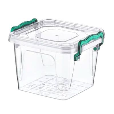 Small Mini 0.55L 11cm Clear Plastic Bead or Paperclip Clip Storage Box