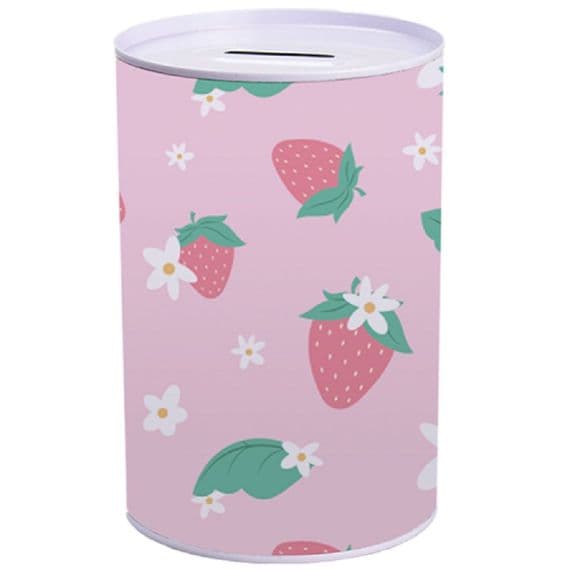 Strawberry Money Tin