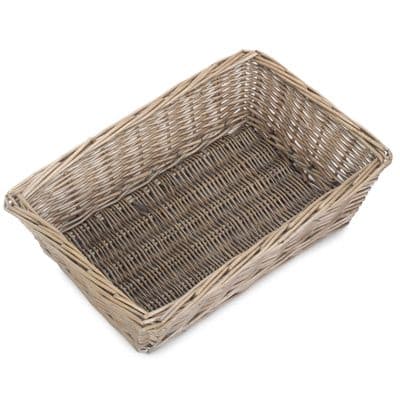 Suffolk 40cm Open Wicker Tray Basket