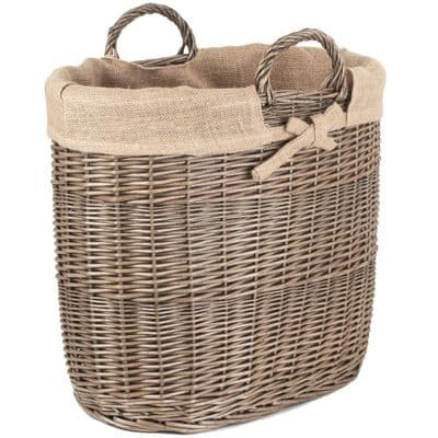 Suffolk Oval Lined Umbrella & Walking Stick Basket