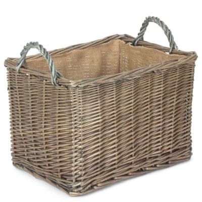 Suffolk Slim 37cm Rectangle Wicker Storage Basket