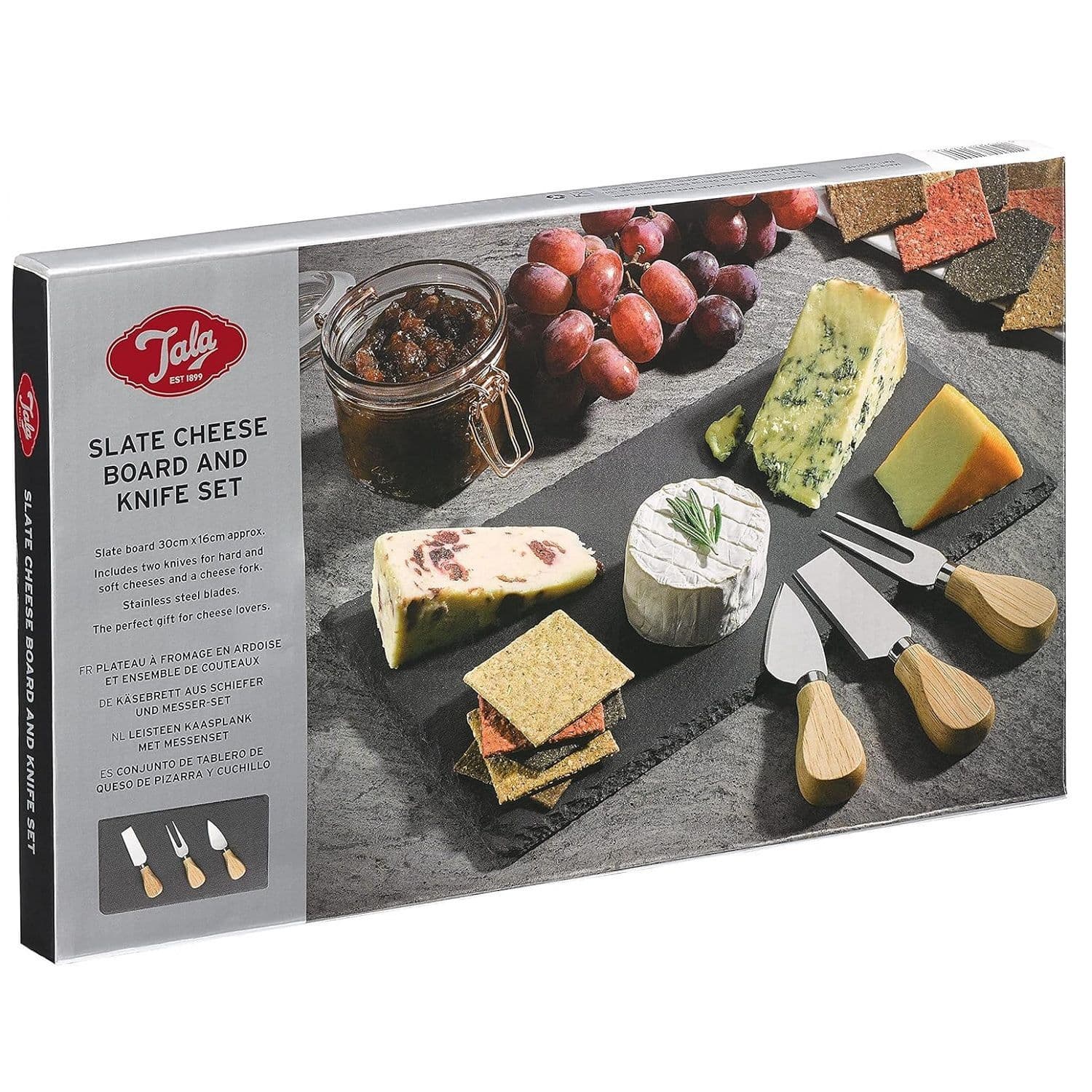 Tala Slate Cheese Board Knives Box Set - Main Image