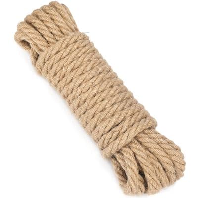 Thick Natural Jute Garden Rope 15m