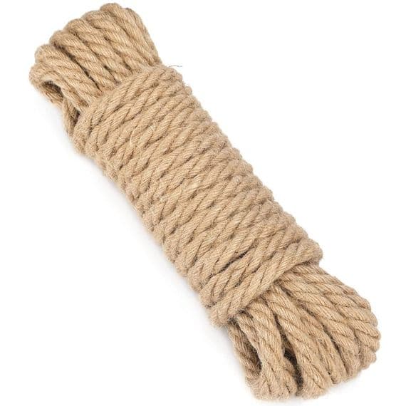 Schnur Thick Natural Jute Garden Rope 15m