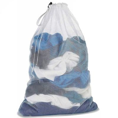 Toggle Drawstring Net Laundry Wash Bag Large 90 x 60cm