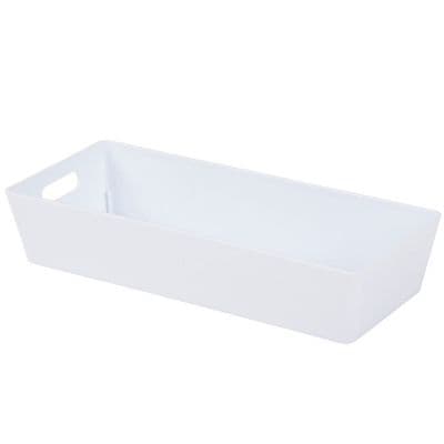 White Kitchen Drawer Organiser & Divider Tray 30cm